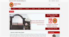 Desktop Screenshot of mahilacollegekhagaul.com